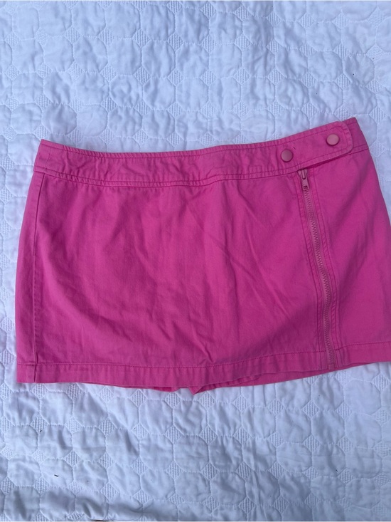 Vintage Dresses & Skirts - Vintage Xhilaration low rise hot pink mini skirt / skort - size 15 - like new